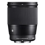لنز سیگما (Sigma 16mm f/1.4 DC DN Contemporary Lens (Canon EF-M