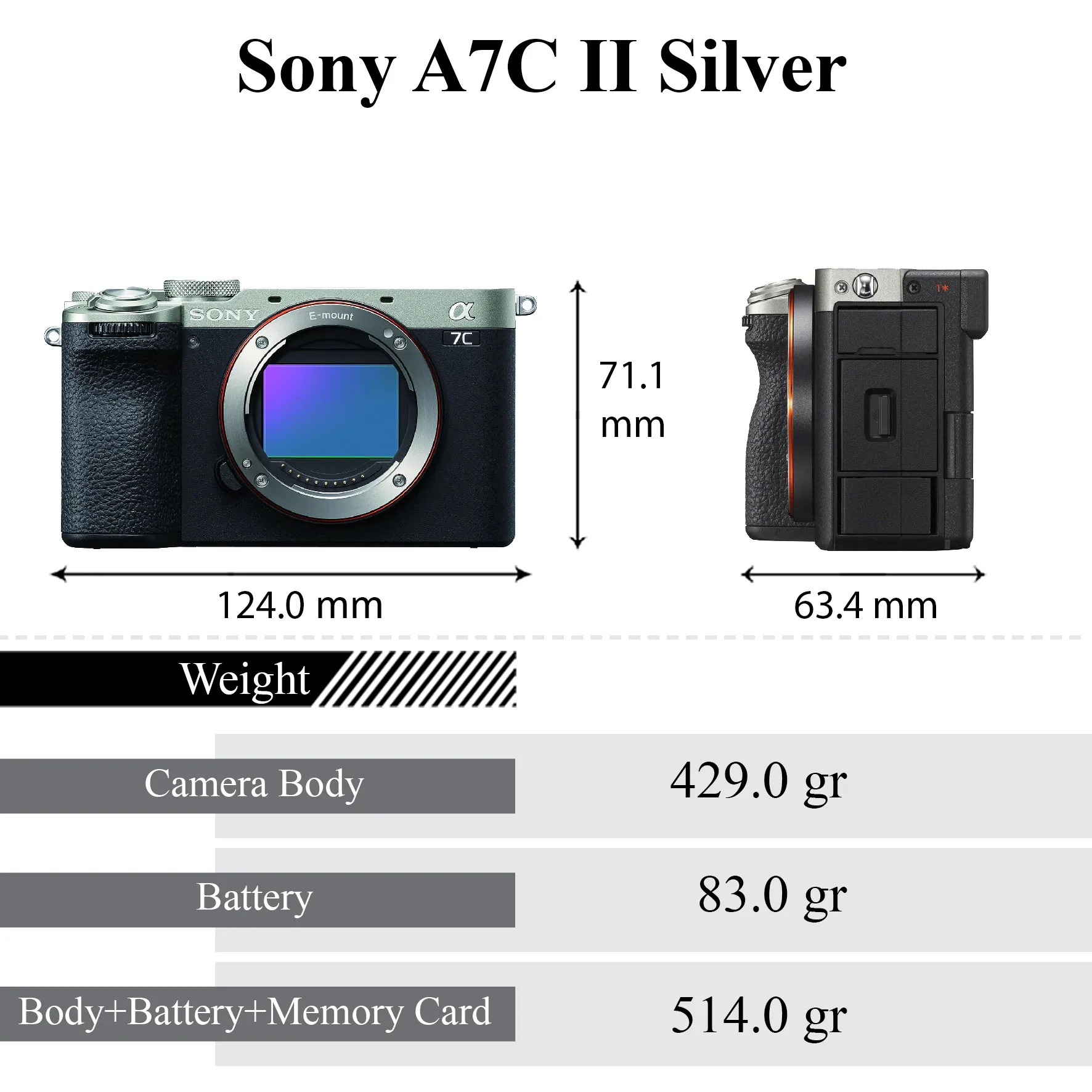 (Sony a7c II (Silver