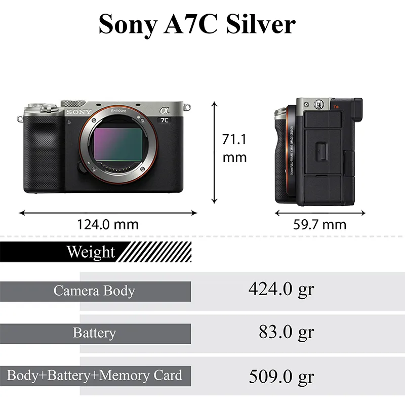 Sony a7c (Silver)